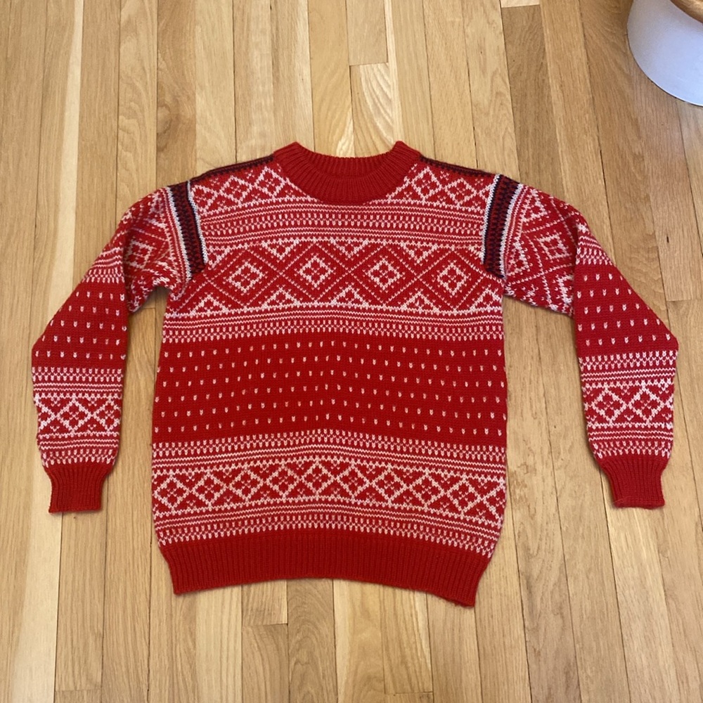 Vintage Dale Of Norway New Wool Sweater Sz 40 Small
